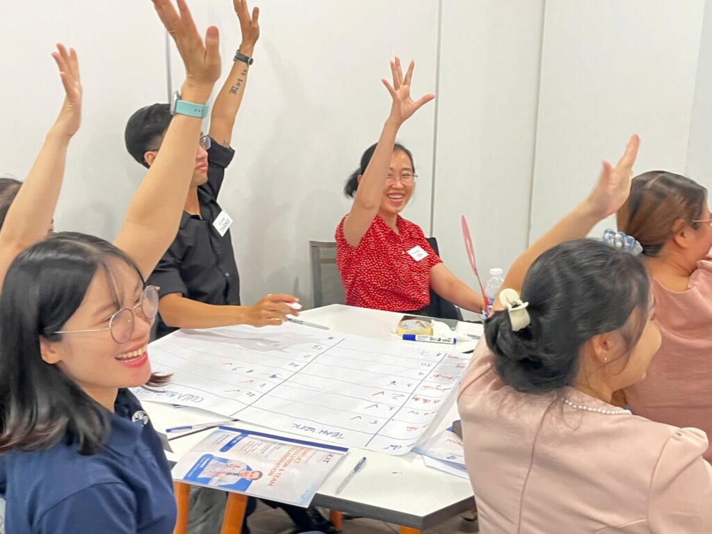 akat, akat training, kỹ năng hợp tác liên phòng ban, giải quyết mâu thuẫn